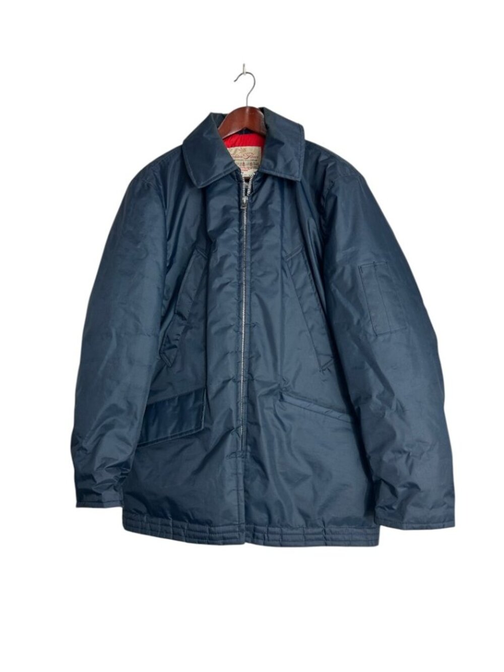 Vtg Golden Fleece Industrial Outerwear Jacket Navy Blue Size 40 Workwear No Hood